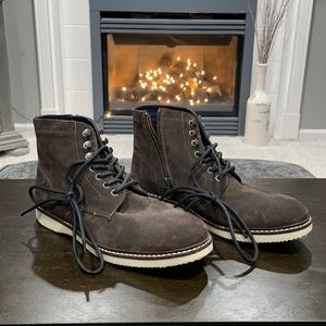 Crown Vintage men’s high top zip boots